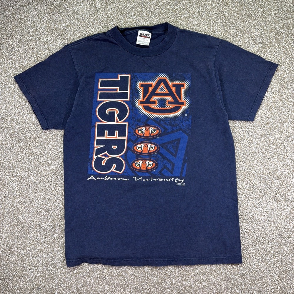 Vintage Auburn University Shirt Large 90s Graphic Tee Essentials